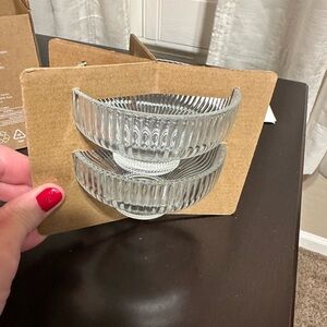 Nespresso Glass dessert bowls